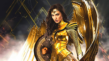 Golden Queen The Wonder Woman, wonder-woman, superheroes, artist, artwork, digital-art HD wallpaper
