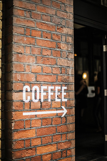 Coffee, Words, Wall, Inscription, Pointer, Text HD phone wallpaper