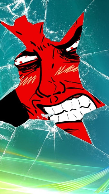 Mobile Glass Broken, Joker, Background HD phone wallpaper