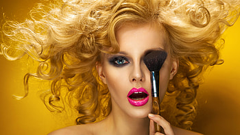Makeup women face, Stunning beauty HD wallpaper