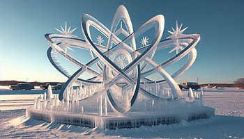 Stunning Ice Sculpture - Ultra, ice sculpture, snow HD wallpaper