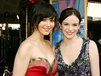 Mary and Danielle, elizabeth, babe, lady, brown, panabaker, lips, mary, sexy, brunette, eyes, hot, girl, beautiful, woman, face, danielle, hair, legs, winstead HD wallpaper