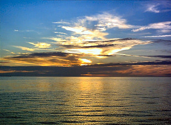 Untitled , sea, nature, sunset HD wallpaper