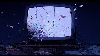 Shattered Screen Artistic, broken screen, Digital Art, shattered glass, technology HD wallpaper