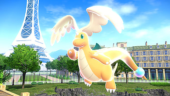 Mega Dragonite Soars in Pokémon Legends Z-A, video game, Pokémon Legends Z-A, Dragonite (Pokémon) HD wallpaper
