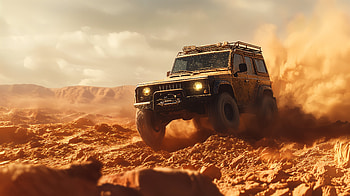 OHV Desert Charge | Off-Road Fury | Rugged OHV Dune Run, OHV, off-road vehicle, SUV, 4x4 HD wallpaper