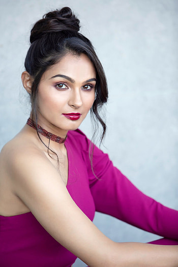 Andrea Jeremiah, lip, joint HD phone wallpaper