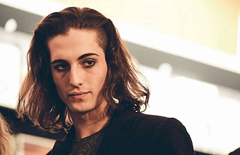 Damiano David, man, italy, singer, eurovision, 2021, music, moonlight, maneskin HD wallpaper