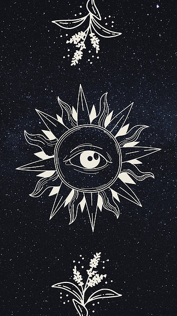 Magical Sun, art, white, Illustration, Botanical_Illustration, comic, galaxy HD phone wallpaper