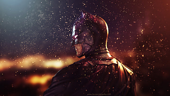 Batman Back, batman, superheroes, artwork, digital-art HD wallpaper