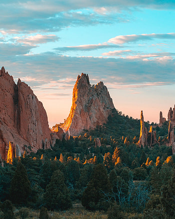 Nature, Trees, Mountains, Rocks HD phone wallpaper