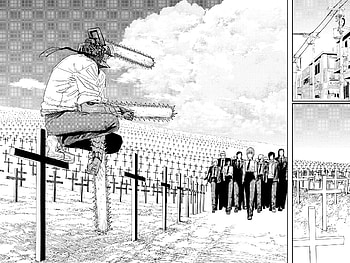 Chainsaw Man Anime – Iconic Battlefield Scene, Anime, Chainsaw Man HD wallpaper