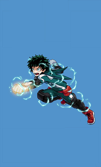 Angry Izuku Midoriya, fist, art HD phone wallpaper