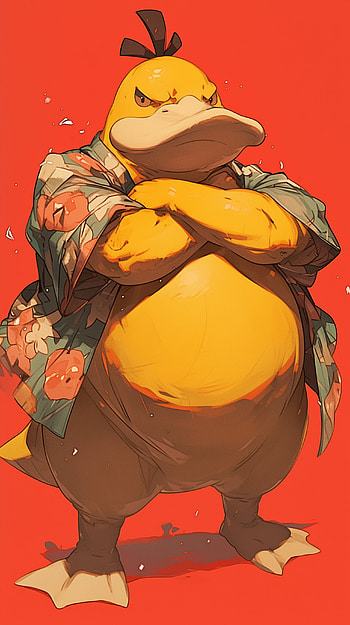 Hawaiian Psyduck , Pokemon HD phone wallpaper