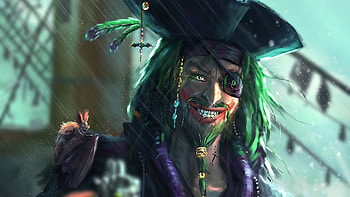 Pirate Joker , joker, superheroes, artist, artwork, digital-art, deviantart HD wallpaper