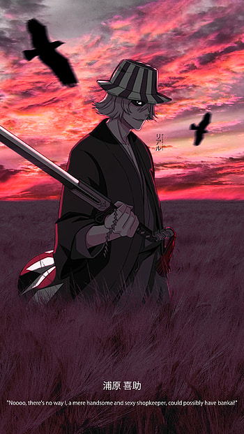 Urahara Kisuke, r34ld1, bleach, anime HD phone wallpaper