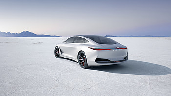 Infiniti Q Inspiration Concept Car Rear Side 2018, infiniti-q-inspiration-concept, infiniti, concept-cars, 2018-cars, cars HD wallpaper