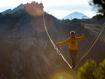 Lukas Irmler, Slacklining HD wallpaper