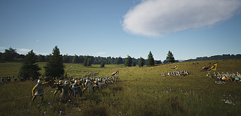 Manor Lords Battle Scene, video game, Manor Lords HD wallpaper