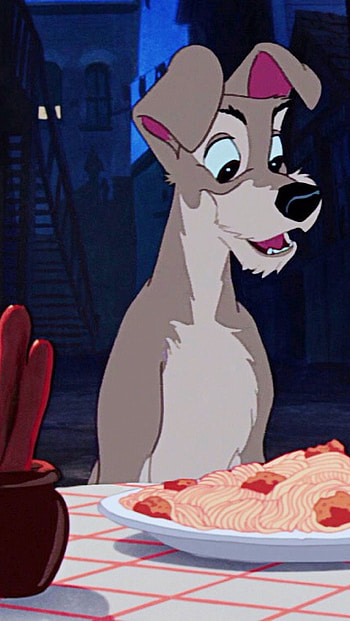 Lady and the Tramp, Pizza-themed , Romantic couple, Cute couple HD phone wallpaper