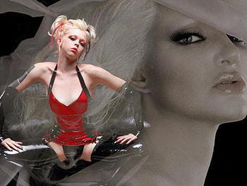 BRAZEN BLONDES, babe, goth HD wallpaper