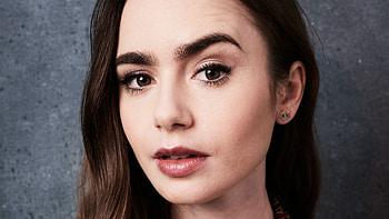Lily Collins 2019, lily-collins, girls, celebrities, model, hoot, face, closeup HD wallpaper