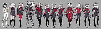 Helltaker Cerberus, cute HD wallpaper