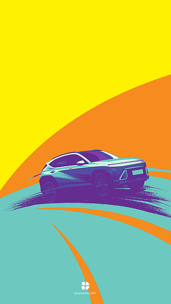 Hyundai kona by sumandas094, vehicle HD phone wallpaper
