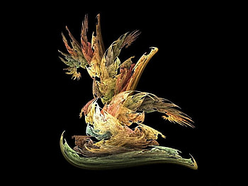 fractal dancer, fractal, abstract HD wallpaper