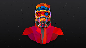 Star-Lord, artwork, minimal HD wallpaper