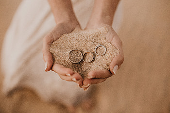 Sand, Palms, Rings, Miscellanea, Miscellaneous, Palm, Hands HD wallpaper