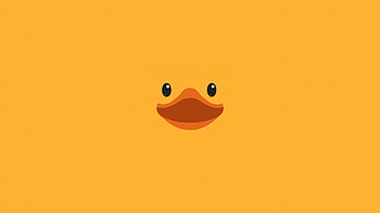 Duck Minimal , duck, yellow, minimalism, minimalist, yellow, artist, artwork, digital-art HD wallpaper