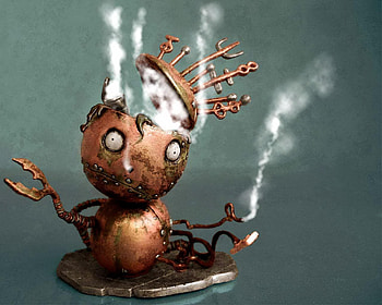 Art, Smoke, Toy, Explosion HD wallpaper