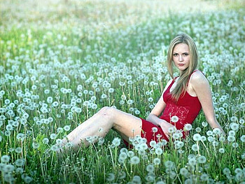 Girl in Green, cool, girl, in green HD wallpaper