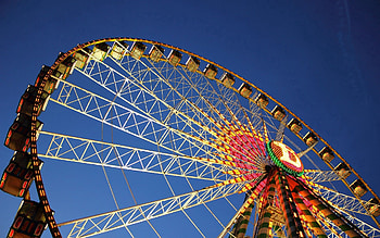 Cities, Ferris Wheel, Germany, Stuttgart HD wallpaper