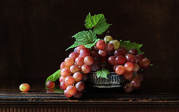 Grapes, fruit, still Life, food HD wallpaper