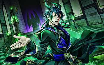Malleus Draconia, artwork, Twisted Wonderland, manga, Alice in Wonderland, Malleus Draconia Twisted Wonderland HD wallpaper