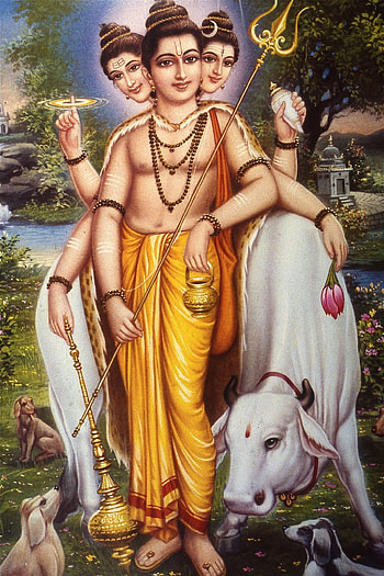 Brahma - Hindu God Of Creation, Dattatreya HD phone wallpaper