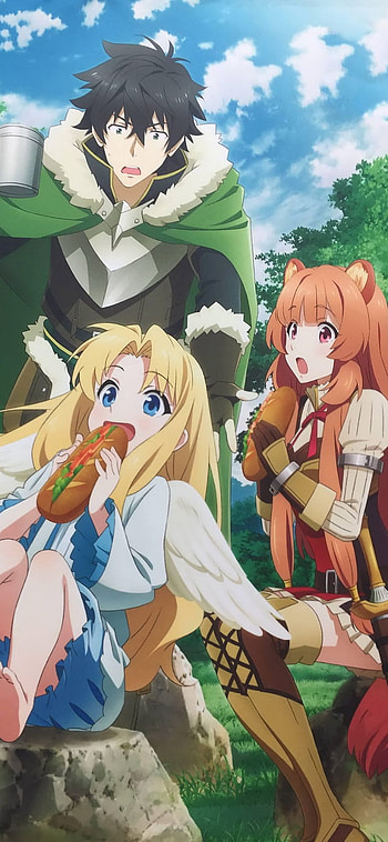 Shield Hero, Anime, blue HD phone wallpaper