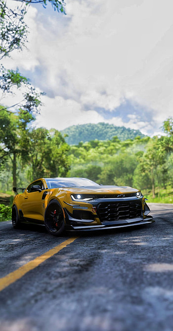 Bumblebee car, cars, new, camaro, yellow, srilanka HD phone wallpaper