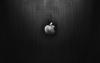 Carbon Apple Metal Fiber HD wallpaper