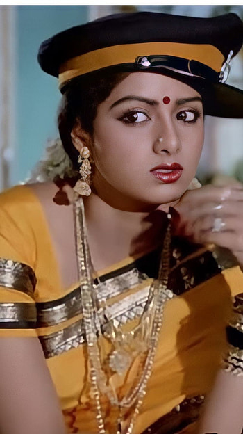 Sreedevi, bollywood actress, vintage HD phone wallpaper