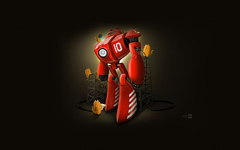 Cartoon, Cats, Robots HD wallpaper