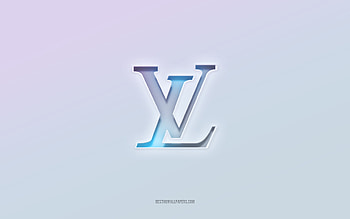 Louis Vuitton logo, cut out 3d text, white background, Louis Vuitton 3d logo, Louis Vuitton emblem, Louis Vuitton, embossed logo, Louis Vuitton 3d emblem HD wallpaper