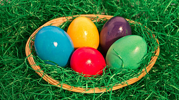 Colourful Easter Eggs, Colourful, Eggs, Easter HD wallpaper