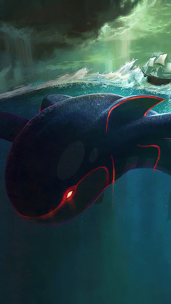 Kyogre (Anime), Big Kyogre, Samsung Galaxy, Google Pixel HD phone wallpaper