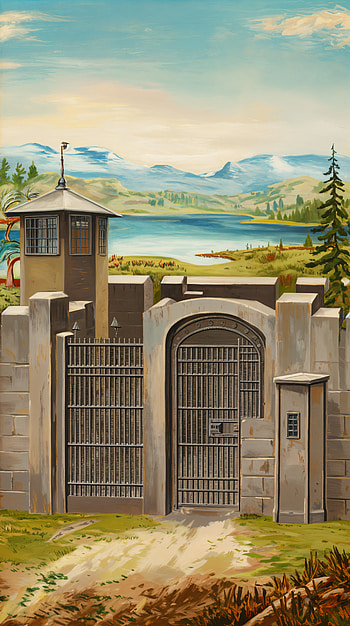 Nature's Prison: A Escape, landscape, mountain, lake HD phone wallpaper