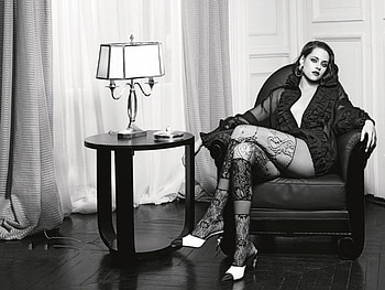 Kristen Stewart, sexy, model, , 2016, beautiful, actress, Stewart, Kristen, heels, stockings, Chanel, legs HD wallpaper