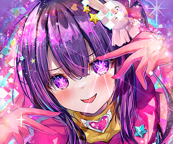 Hoshino Ai, Ai Hoshino, Anime, Oshi no Ko HD wallpaper