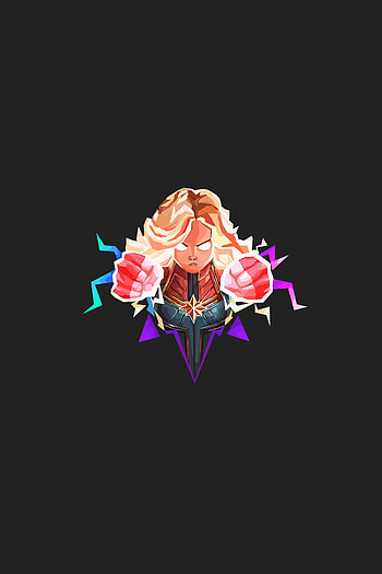 Raging, Captain Marvel, 2019, art HD phone wallpaper